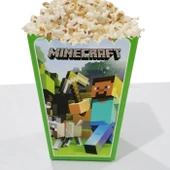 Mısır kutusu Pop Corn MİNECRAFT 8 li thumbnail 2