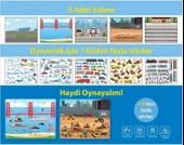 Lino Tekrar Kullanılabilen Sticker Pad Taşıtlar thumbnail 2