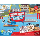 Lino Tekrar Kullanılabilen Sticker Pad Taşıtlar thumbnail 1