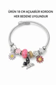 Charmlı Çelik Bileklik thumbnail 3
