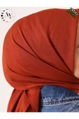 its AY shop Tesettür Kadın Bambu Kraş Taba Eşarp thumbnail 5