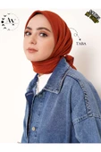 its AY shop Tesettür Kadın Bambu Kraş Taba Eşarp thumbnail 2