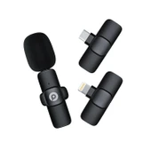 Polosmart PSM114 Wireless Mikrofon Siyah thumbnail 1