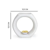 Deco Aisa Seramik Buhurdanlık - Krem - 12.5 cm thumbnail 3