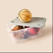 Living Agata Organizer Kutu - Şeffaf - 40 lt thumbnail 3