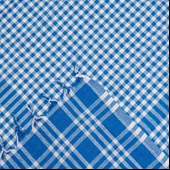 Soft Piknik Örtüsü - Mavi - 165x165 cm thumbnail 2