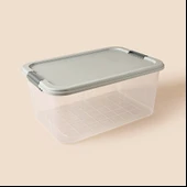 Living Agata Organizer Kutu - Şeffaf - 27,5 lt thumbnail 2