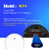 Conga M50 Robot Süpürge 5000 mAh Batarya thumbnail 2