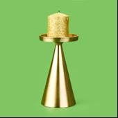 Golden Star Mumluk - Sarı - 17 cm thumbnail 2
