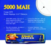 Conga M50 Robot Süpürge 5000 mAh Batarya thumbnail 3