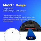Conga 15090 Robot Süpürge 3200 mAh Batarya thumbnail 2