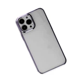 Apple İphone 13 Pro Kılıf Element Silikon - Mor thumbnail 3