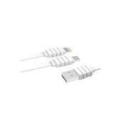 S56 2in1 (lightning-micro Usb) Kablo 1.2m 2.1a thumbnail 1