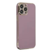 Apple İphone 14 Pro Kılıf Volet Silikon - Mor thumbnail 1