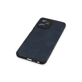 Realme C35 Kılıf Loop Deri Silikon - Lacivert thumbnail 4