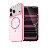 Apple İphone 17 Pro Max Live Diamond Magsafe Kapak - Pembe thumbnail 1