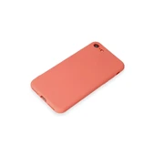 Apple İphone 7 Kılıf First Silikon - Turuncu thumbnail 4
