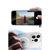 Apple İphone 16 Plus Pummel Shiny Magsafe Kapak - Mor thumbnail 5