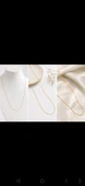 Gold incw zincir şık kolye thumbnail 4