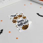 Halloween Temalı Balkabaklı Duvar Sticker Seti thumbnail 4