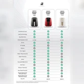Karaca Air Pro Cook Manuel XL Airfryer Ruby 4L thumbnail 3