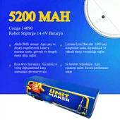 Conga 14090 Robot Süpürge 5200 mAh Batarya thumbnail 3