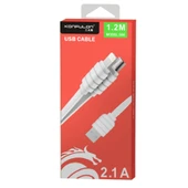 S56 2in1 (lightning-micro Usb) Kablo 1.2m 2.1a thumbnail 2