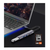 Polosmart PGS407 Dönüştürücü Hub Gri thumbnail 2