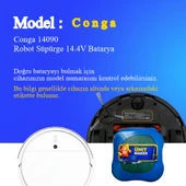 Conga 14090 Robot Süpürge 6400 mAh Batarya thumbnail 2