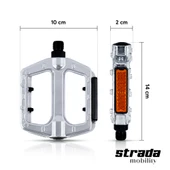Strada Alüminyum Bilyalı Reflektörlü Bisiklet Pedalı thumbnail 2