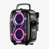 M427 Premium Çift Mikrofonlu 650W Ekstra Bas Bluetooth Hoparlör thumbnail 4