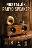 Nostaljik Görünümlü Bluetooth Bağlantılı Speaker thumbnail 1