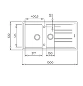 TEKA 115360012 60 B-TG GRANİT EVYE thumbnail 2