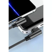 Usb To Lightning 3m 2.4a Kablo - Siyah thumbnail 3