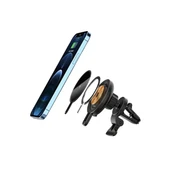 T9 15w Magsafe Araç Tutucu - Siyah thumbnail 6