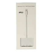Apr23 Iphone Otg 3in1 - Beyaz thumbnail 3