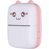 Nevamel Sevimli Mini Taşınabilir Yazıcı Printer thumbnail 3