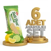 Afia Tatlı Dost Limon Kremalı Gofret 6x140 Gr thumbnail 1