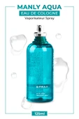 Morfose Manly Eau De Cologne Men Aqua 125 ml thumbnail 1