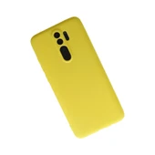 Xiaomi Redmi Note 8 Pro Kılıf First Silikon - Sarı thumbnail 3