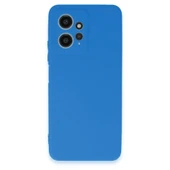 Xiaomi Redmi Note 12 4g Kılıf First Silikon - Mavi thumbnail 1