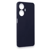 Realme C55 Kılıf First Silikon - Lacivert thumbnail 5