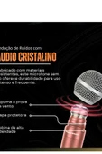 Profesyonel Çiftli Kablosuz Mikrofon Seti Karaoke Şarj Edilebilir 50 Metre Mesafe Rose thumbnail 4