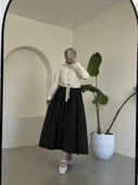 Vera Paraşüt Etek - Haki thumbnail 4