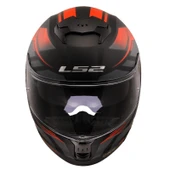 LS2 STREAM 2 FURY MAT BLACK RED KASK thumbnail 5