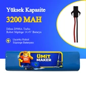 Dibea D500A Turbo Robot Süpürge 3200 mAh Batarya thumbnail 1