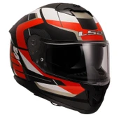 LS2 STREAM 2 ROAD MAT BLACK RED KASK thumbnail 3