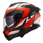 LS2 STREAM 2 ROAD MAT BLACK RED KASK thumbnail 2