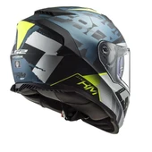 LS2 STORM 2 SPRINTER MAT SİYAH-GRİ COBALT KASK thumbnail 2