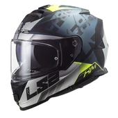 LS2 STORM 2 SPRINTER MAT SİYAH-GRİ COBALT KASK thumbnail 1